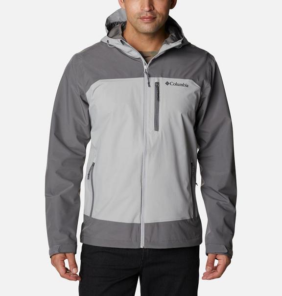 Columbia Elk Glen Softshell Jacket Grey For Men's NZ75480 New Zealand